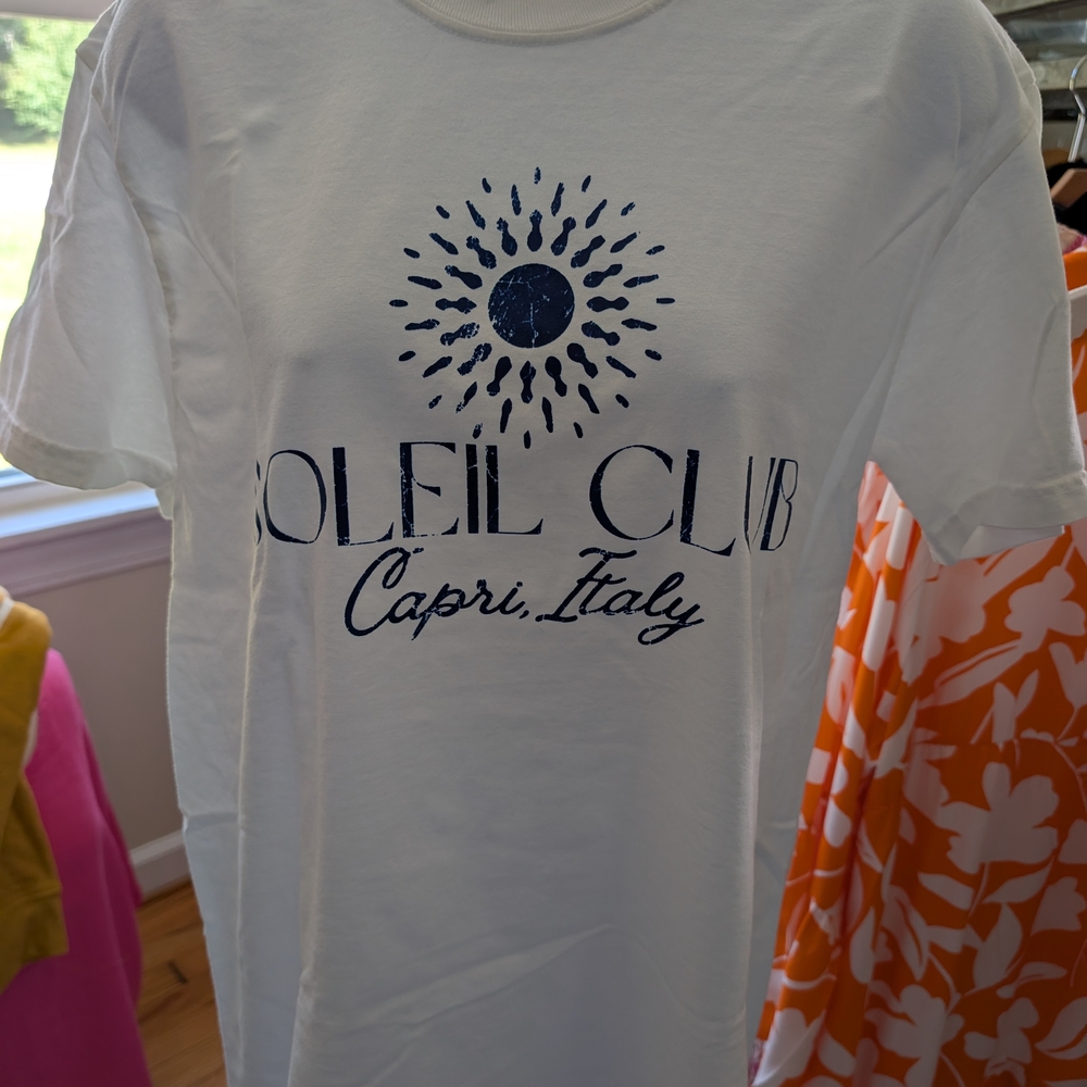Soleil Club White T-Shirt